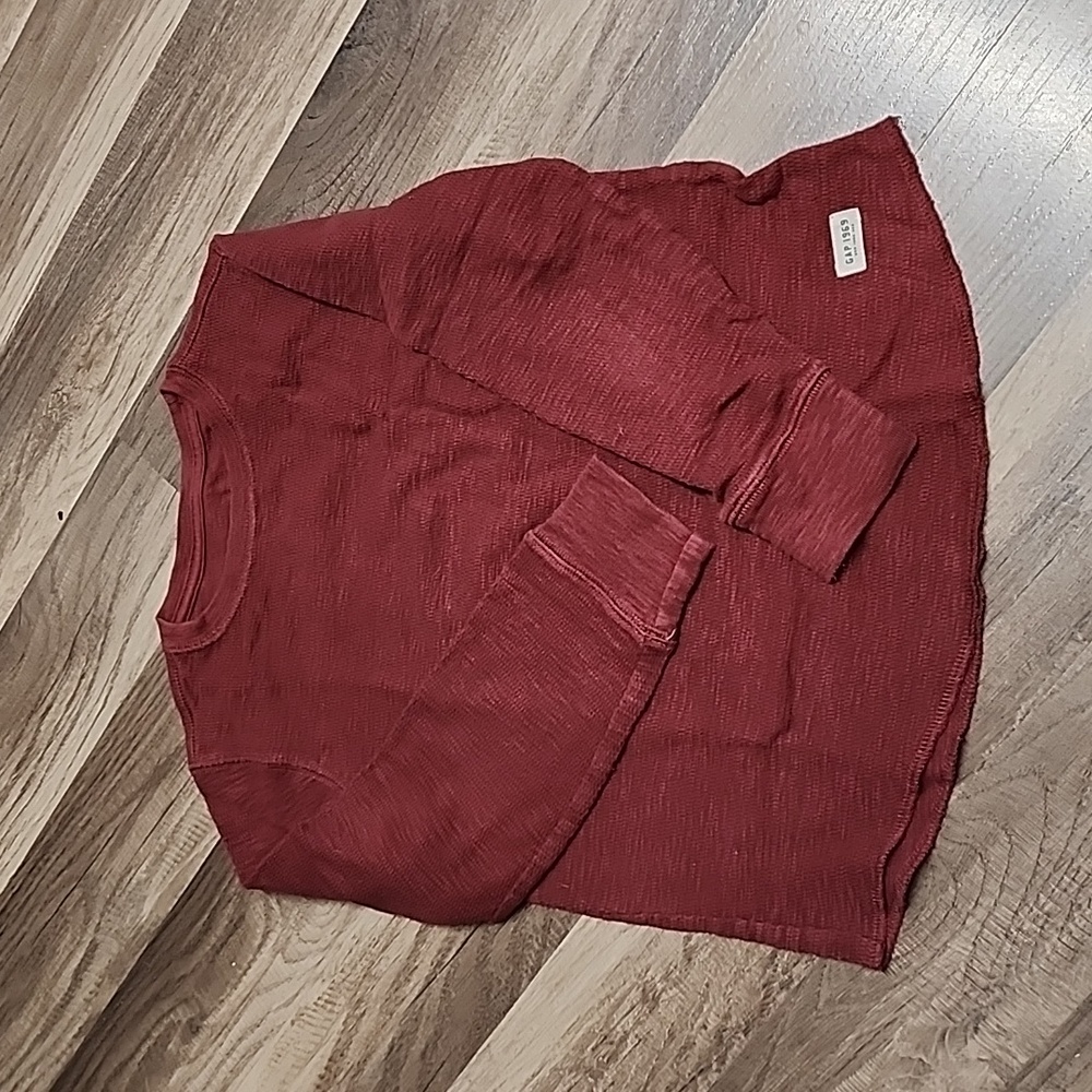 Kids - Gap long sleeve waffle tee size S(6-7)